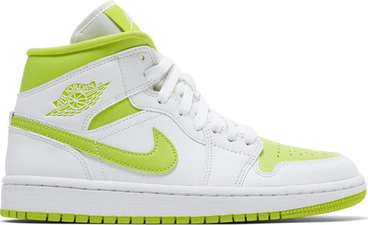 Wmns Air Jordan 1 Mid White Lime