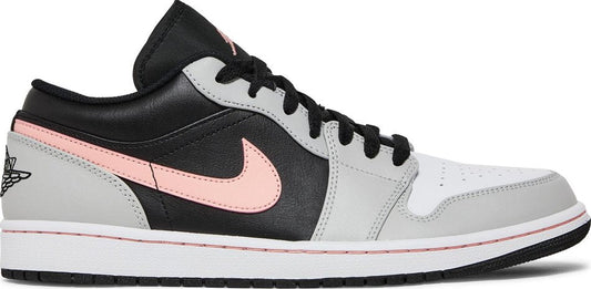 Air Jordan 1 Low Black Grey Fog Bleached Coral