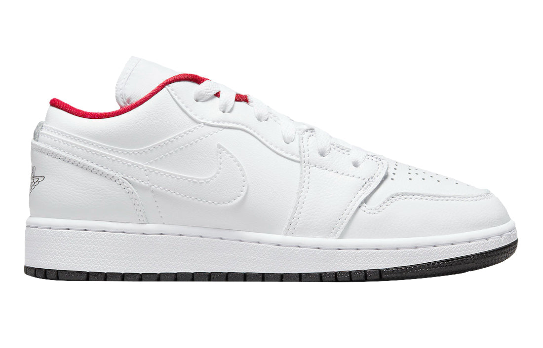 Air Jordan 1 Low GS White Red