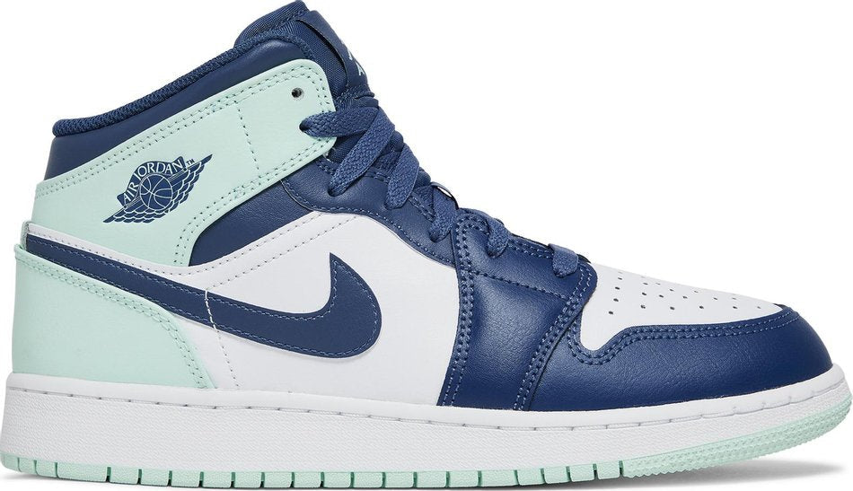 Air Jordan 1 Mid GS Blue Mint