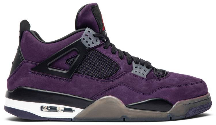 Travis Scott x Air Jordan 4 Retro Purple Suede - White Midsole