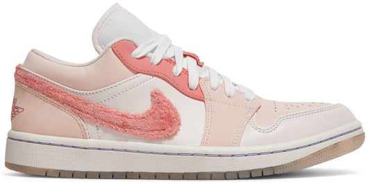 Air Jordan 1 Low White Pink Grey Shoes