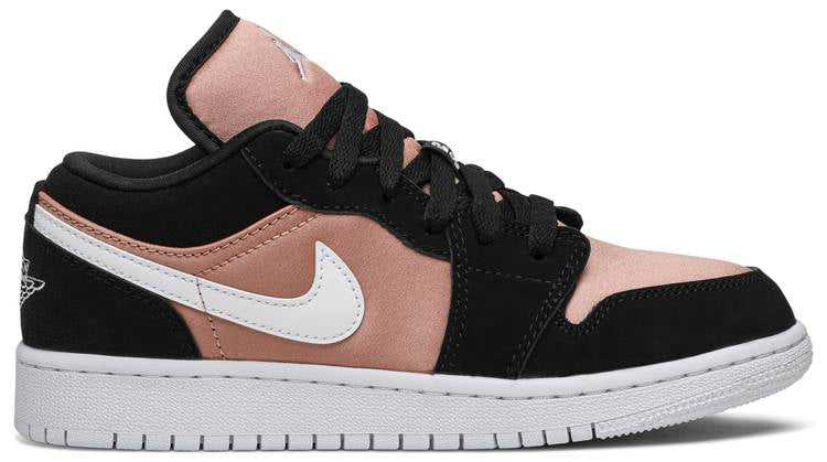 Air Jordan 1 Low GS White Rose Gold