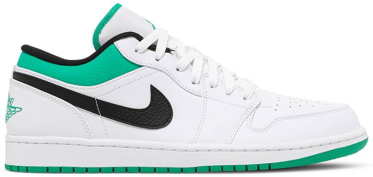 Air Jordan 1 Low White Lucky Green