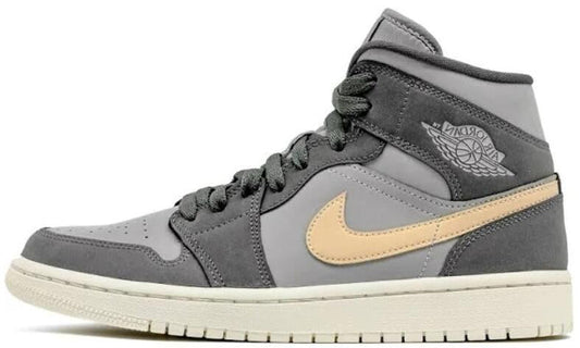 Wmns Air Jordan 1 Mid Iron Grey Onyx