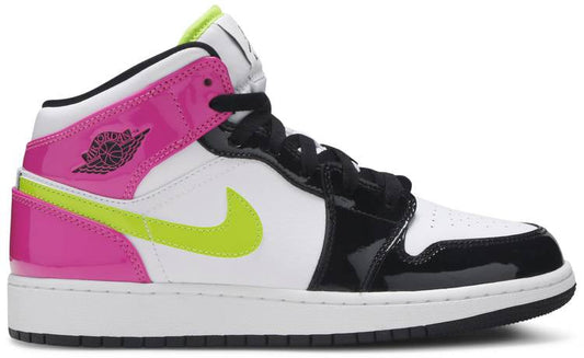 Air Jordan 1 Mid SE GS Cyber Active Fuchsia